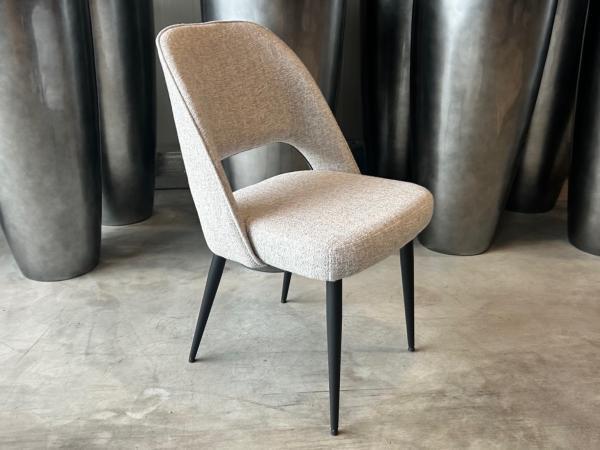 Veiling - Eetkamerstoel Chef (set van 4) Linnenstof - Lichtg, Huis en Inrichting, Stoelen, Nieuw