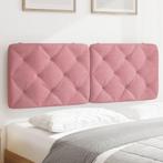 vidaXL Hoofdbordkussen 120 cm fluweel roze, Huis en Inrichting, Verzenden, Nieuw