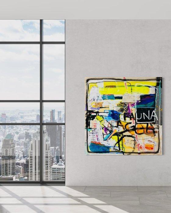 Cristine Balarine - FAUNA! _ XL large abstract street art, Antiquités & Art, Art | Peinture | Moderne