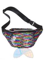 Heuptasje Kinderen Klein Tasje Zeemeermin Regenboog Paillett, Ophalen of Verzenden, Nieuw