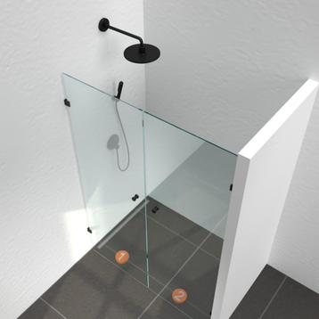 Dubbele douchedeur nis, Doe-het-zelf en Bouw, Verzenden, Nieuw