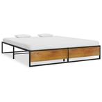 vidaXL Bedframe metaal zwart 140x200 cm, Huis en Inrichting, Slaapkamer | Bedden, Verzenden, Nieuw