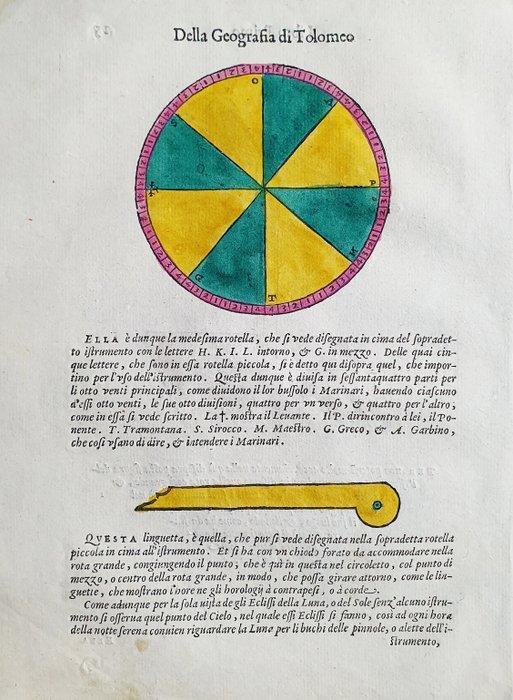 Wereldkaart - Sfeer of schijf voor het berekenen van de, Boeken, Atlassen en Landkaarten