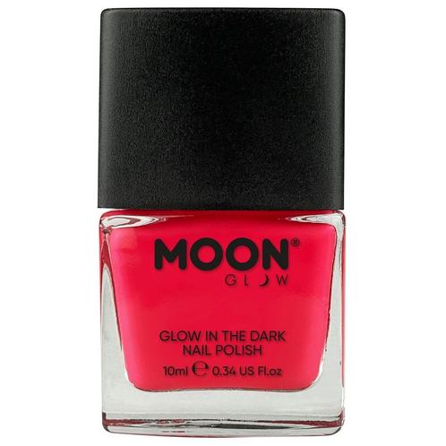 Moon Glow Glow in the Dark Nail Polish Pink 14ml, Hobby en Vrije tijd, Feestartikelen, Nieuw, Verzenden