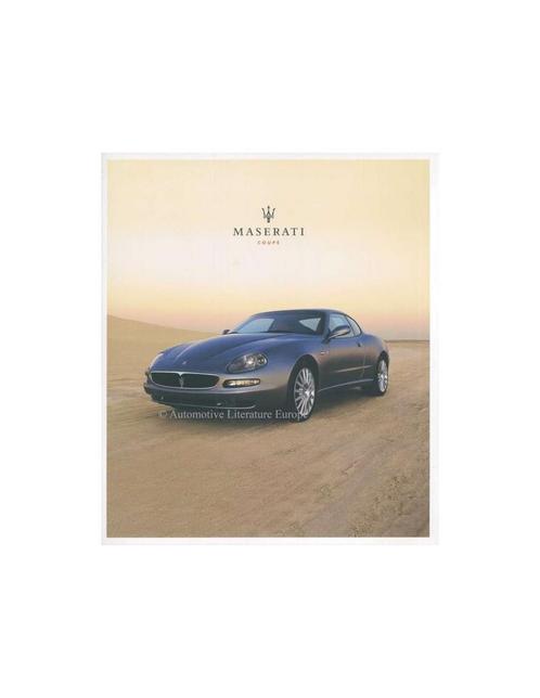 2003 MASERATI COUPE BROCHURE ENGELS, Livres, Autos | Brochures & Magazines