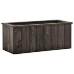 vidaXL Plantenbak verhoogd 74x32x30 cm massief grenenhout, Tuin en Terras, Bloempotten, Verzenden, Nieuw