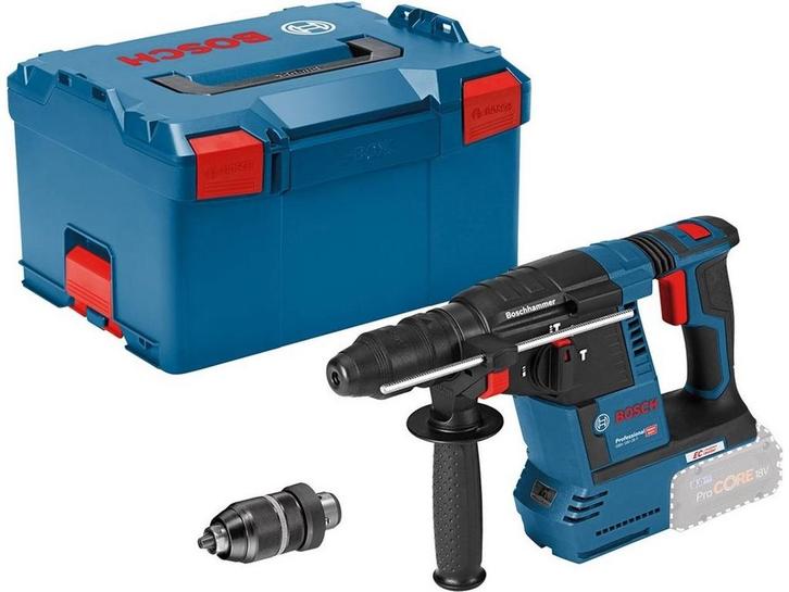 Bosch GBH 18V-26 F - Accu boorhamer - SDS plus met KickBack, Doe-het-zelf en Bouw, Gereedschap | Boormachines, Zo goed als nieuw