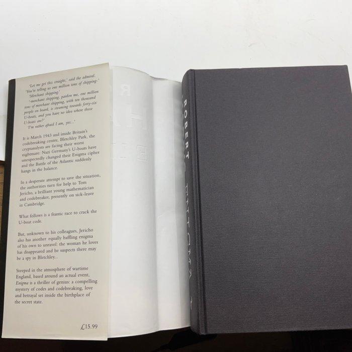 Signed; Robert Harris - Enigma (inscribed by author) - 1995, Antiek en Kunst, Antiek | Boeken en Manuscripten