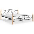 vidaXL Bedframe metaal zwart 180x200 cm, Huis en Inrichting, Slaapkamer | Bedden, Verzenden, Nieuw