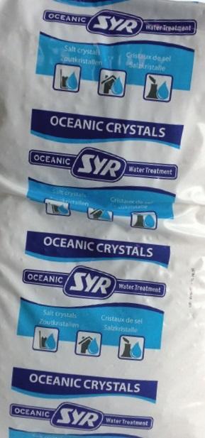 SYR Oceanic Crystals onthardingszout 4 x 25kg, Electroménager, Adoucisseurs d'eau, Envoi