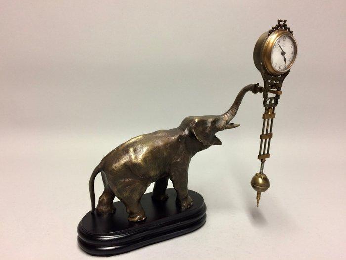 Mystery slingerklok OLIFANT (2) - Legering - 2020+, Antiek en Kunst, Antiek | Klokken