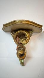 Wandtafel (2) - Verguld hout - Paar consoles handmade, Antiek en Kunst