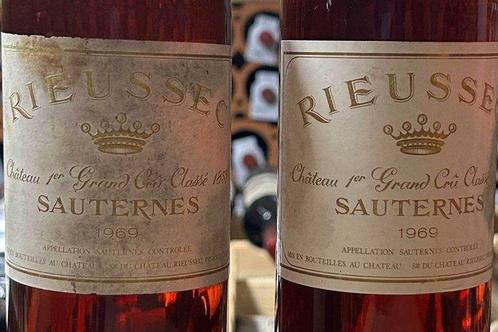 1969 Château Rieussec - Sauternes 1er Grand Cru Classé - 2, Verzamelen, Wijnen