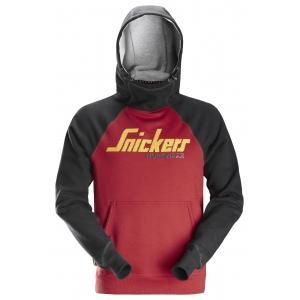 Snickers 2889 logo hoodie - 1604 - chili red - black - maat, Doe-het-zelf en Bouw, Veiligheidskleding