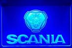Scania neon bord lamp LED verlichting reclame lichtbak XL *4, Maison & Meubles, Lampes | Autre, Verzenden