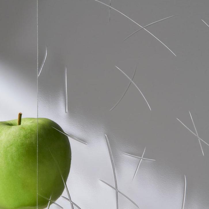 Enkel glas figuurglas-Enkel glas figuurglas Guss antiek blan, Doe-het-zelf en Bouw, Glas en Ramen, Nieuw, Verzenden