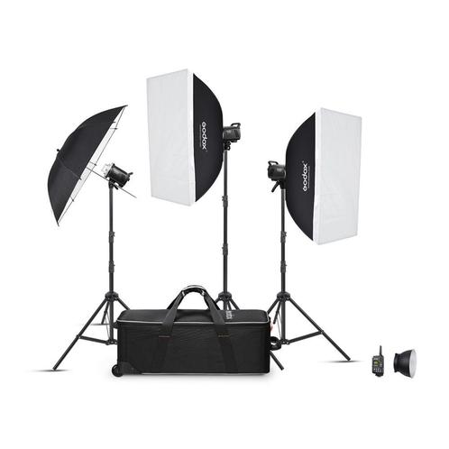Godox MS200V-D Trio Studio Flash Kit - OUTLET, Audio, Tv en Foto, Fotografie | Fotostudio en Toebehoren, Zo goed als nieuw, Verzenden