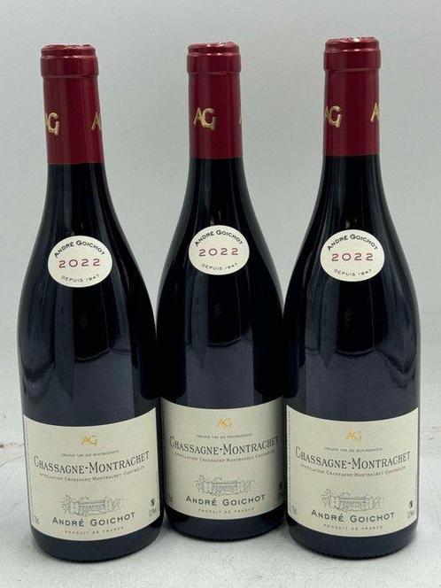 2022 André Goichot - Chassagne-Montrachet - 3 Flessen (0.75, Verzamelen, Wijnen