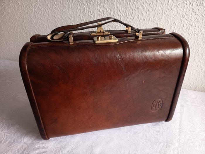 Principe – Exklusive Vintage Lederhandtasche – Made in Italy, Antiek en Kunst, Curiosa en Brocante