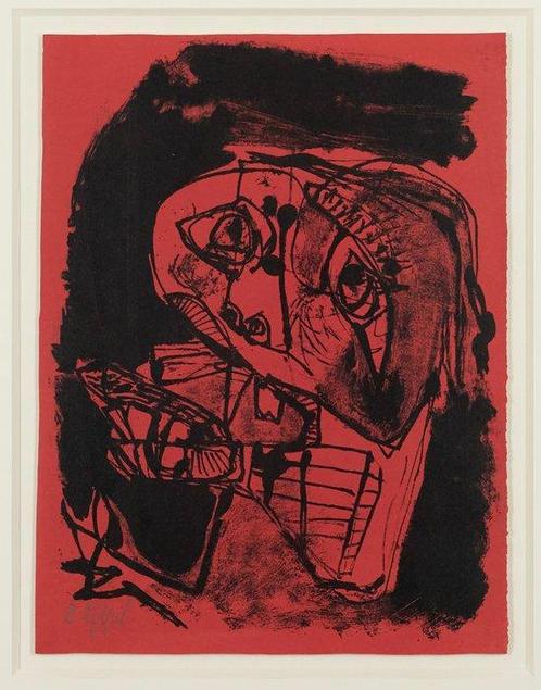 Karel Appel (1921-2006) - Rhapsodie de ma Nuit, Antiek en Kunst, Antiek | Overige Antiek