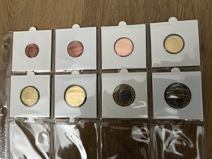 België. Series 1 Cent - 2 Euro 1999/2001 (3 series) (Zonder, Postzegels en Munten, Munten | Europa | Euromunten