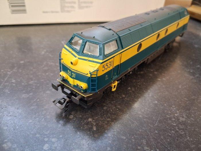 Märklin H0 - 34671 - Diesellocomotief (1) - Serie 55 - NMBS, Hobby en Vrije tijd, Modeltreinen | H0