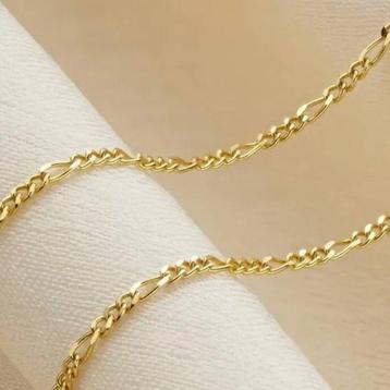Handmade - Chaîne - 14 carats Or jaune - Chaîne Figaro