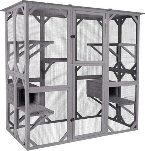 MaxxPet Kattenkooi -kattenvolière - kattenren 180x70x180cm, Dieren en Toebehoren, Katten-accessoires, Nieuw, Ophalen