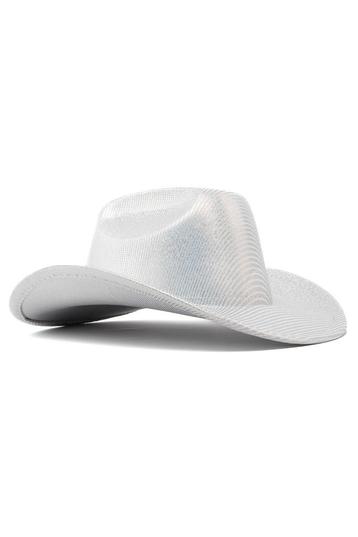 Cowboyhoed Strepen Zilver Zilveren Gestreepte Cowboy Western, Kleding | Dames, Ophalen of Verzenden, Nieuw