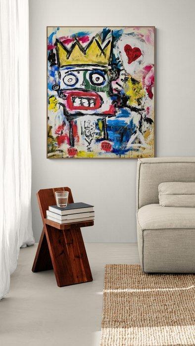 ARVY - Crowned Heart - XXL, Antiquités & Art, Art | Peinture | Moderne