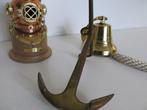 Maritieme objecten (3) - Messing scheepsbel – duikmasker, Antiek en Kunst
