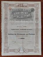 België. - Action de dividende au Porteur - 1920 - Société