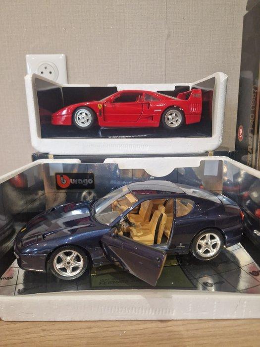 Bburago 1:18 - Model sportwagen (2) - Ferrari - 456 F40, Hobby en Vrije tijd, Modelauto's | 1:5 tot 1:12