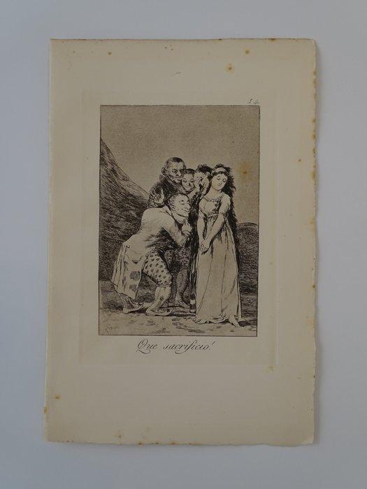 Francisco de Goya (1746-1828), (after) - Que Sacrificio- Los, Antiek en Kunst, Antiek | Overige Antiek