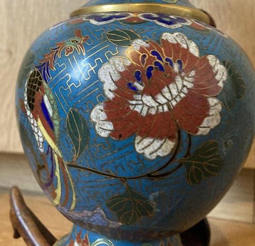 Vaas - Cloisonné - China - Qing Dynastie (1644-1911) - Vaas, Antiek en Kunst, Antiek | Overige Antiek