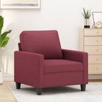 vidaXL Fauteuil 60 cm stof wijnrood, Huis en Inrichting, Zetels | Zetels, Verzenden, Nieuw