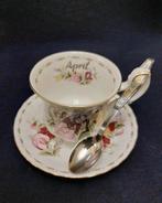 Royal Albert - Koffieservies (3) - Flower of the Mounth -, Antiek en Kunst