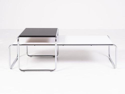 Knoll - Marcel Breuer - Middentafel (2) - Veter - Staal,, Antiek en Kunst, Antiek | Meubels | Stoelen en Sofa's
