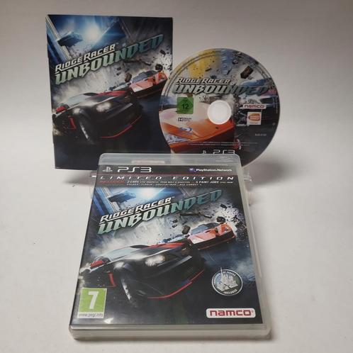 Ridge Racer Unbounded Limited Edition PS3, Games en Spelcomputers, Games | Sony PlayStation 3, Zo goed als nieuw, Ophalen of Verzenden
