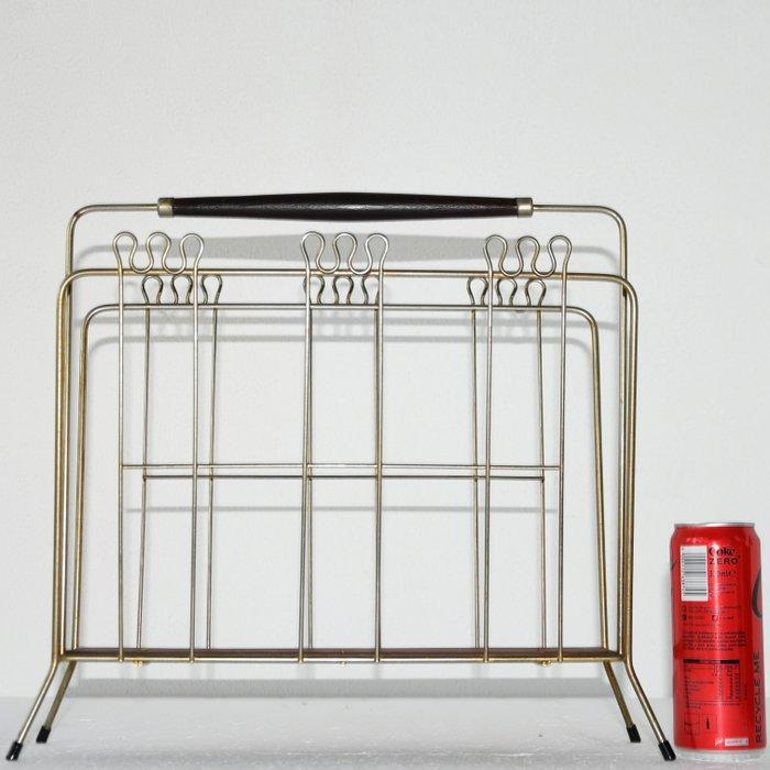 Tijdschriftenhouder - Hoogte 37 cm - Metaal, Hout, IJzer -, Huis en Inrichting, Overige Huis en Inrichting