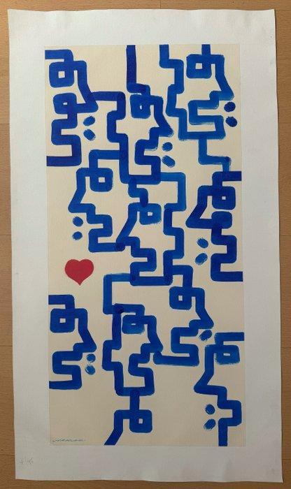 MrKas (1980) - “We are never really alone”, Antiek en Kunst, Kunst | Schilderijen | Modern