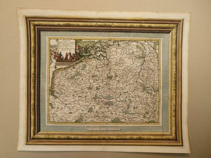 België - Vlaanderen / Brabant / Limburg; Pieter Vander Aa -, Boeken, Atlassen en Landkaarten