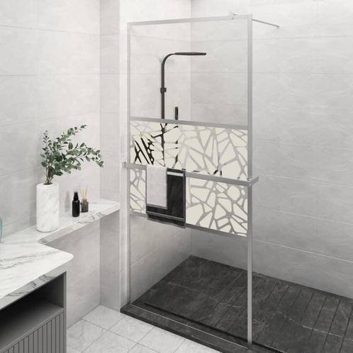 vidaXL Paroi de douche et étagère Chrome 90x195 cm Verre, Bricolage & Construction, Sanitaire, Neuf, Envoi