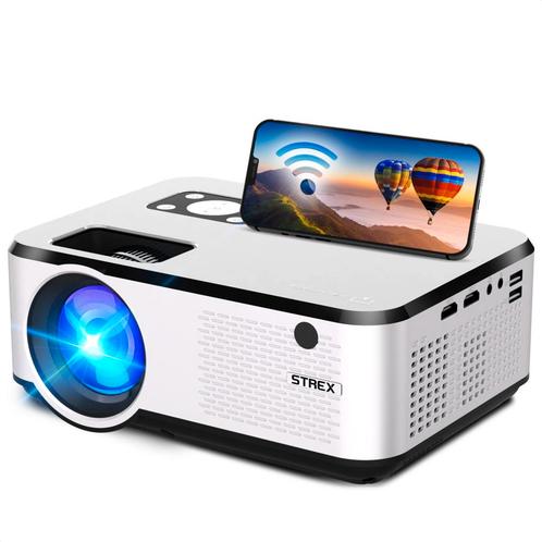 Strex Beamer - HD 1920x1080P - 7000 Lumen - Streamen Vanaf, Audio, Tv en Foto, Beamers, Verzenden