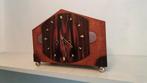 Amsterdamse School klok - Art Deco Hout, Messing, Chroom -, Antiek en Kunst, Antiek | Klokken