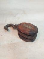 Werkgereedschap Antiek - Houten katrol Amsterdam