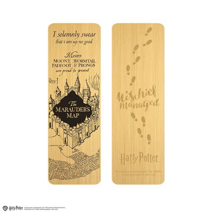 Harry Potter The Marauders Map Metalen Bladwijzer, Verzamelen, Harry Potter, Ophalen of Verzenden