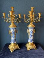 Chandelier (2) - Faïence, Bronze, Antiek en Kunst