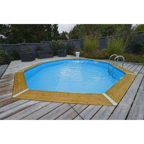 Ubbink Zwembad Océa 580 x 130 cm hoog Blauwe folie Compleet, Jardin & Terrasse, Piscines, Envoi