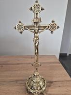 Antiek Crucifix - Brons - 20e eeuw - Kruisbeeld - 40 cm, Antiek en Kunst